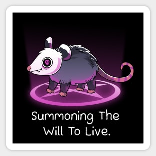 Opossum - Summoning The Will To Live Sticker